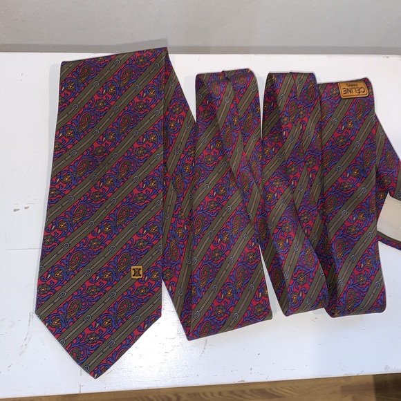CELINE PARIS SILK TIE - Picture 2 of 5
